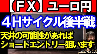 【ＦＸ】ユーロ円　４Ｈサイクルはこれから後半戦！