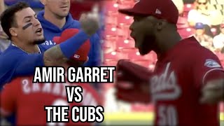 Amir Garrett screams at Rizzo after striking him out, a breakdown