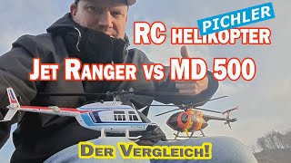 RC Helikopter Jet Ranger / MD 500 E - Flitezone - gibt es Unterschiede zwischen den beiden Modellen?