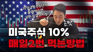 미국주식 빠르게 10% 먹는 기술 공개합니다 (초보자 가능)