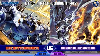 AncientGarurumon vs DexDorugoramon — BT-17 Matchplay Commentary