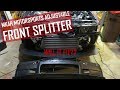 Will It Fit? Adjustable Front Splitter Install On My BMW E36 [MKAH Motorsports Front Splitter]!