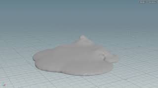melting simulation test in houdini fx