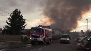 Požar SUROVINA Maribor