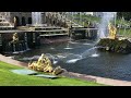 Peterhof palace fountains st Petersburg Russia/ HD