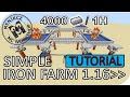 SIMPLE IRON FARM 4000 IRON / 1H / MC JAVA 1.16 - 1.21➡ / TUTORIAL | Menikcz | CZ/SK 720p60 HD