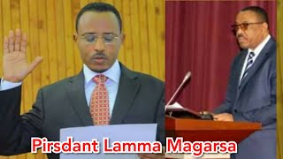 Prisdant Ethiophiya Lamma Magarsa Godhuf Gammachun Ummata Oromo Deeggarsa