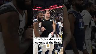 The Dallas Mavericks ADVANCE to the #NBAFinals presented by YouTube Tv! 🏆🚨|#Shorts