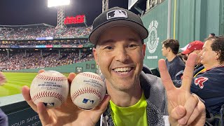 I caught TWO HOME RUNS in ONE POSTSEASON GAME!! 2021 ALDS Game 4 at Fenway Park