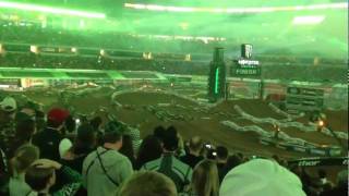 Kevin Windham HUGE 110ft. Transfer at Dallas Texas Supercross 2012