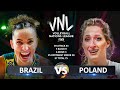 Brazil vs Poland | Women's VNL 2024