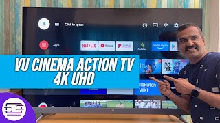 Vu Cinema TV 4K UHD (65) Action Series with 100W JBL Speakers- A Premium 4K TV