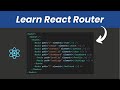 Learn React Router: Step-by-Step Tutorial