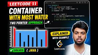 Leetcode problem 11 Explained - MytreshGowd