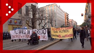 Roma, corteo anarchici: \