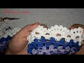 إطار بسيط لبطانيه كروشيه بالمربع الجرانى a simple frame for a blanket in a square crochet