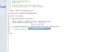 Xcode 4 Cocoa Mac Tutorial - NSAlert