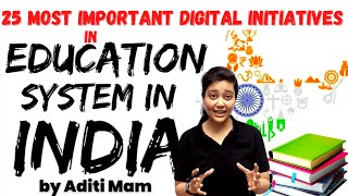 Complete Higher Education Revision | UGC-NET paper-1 | Most imp digital initiatives by Aditi mam