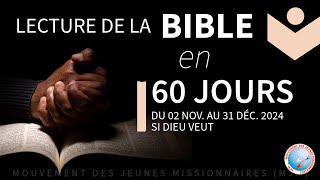 LECTURE DE LA BIBLE EN 60 JOURS | JOUR 17, 2 SAMUEL 12 - 1 ROIS 2, SR TELNA JOACHIM