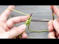 How to knit for beginners -   the continental way (+ slow motion)