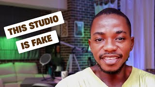 Unleashed Your creativity -  Create A Fake YouTube Studio Background | YouTube studio setup