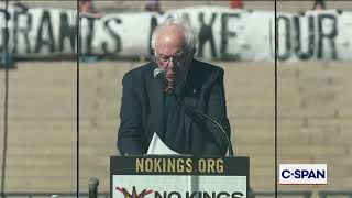Sen. Bernie Sanders Rails Against War with Iran at No Kings Rally