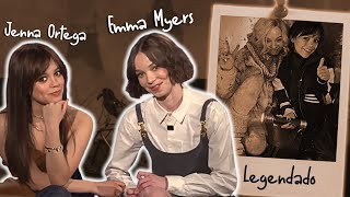 Emma Myers and Jenna Ortega Cute moments edit | Legendado