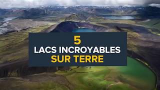 5 lacs incroyables :  Gruner See, Erta Ale, Kawah-ljen...