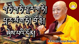 H.E.Sangye Nyenpa Rinpoche’s teaching about 6 prajnaparamita & it’s mantra #rumtekkarmaekhenpo