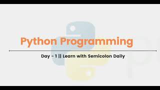 Python Programming Tutorial in Nepali - Day 1 #100daysofpython