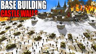 I built WW2 German CASTLE FORTRESS in New BASE BUILDING Simulator! - Gates of Hell