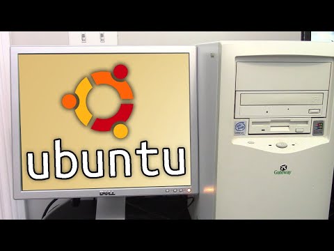 Installing the First Version of Ubuntu on the 5 Windows 98 PC