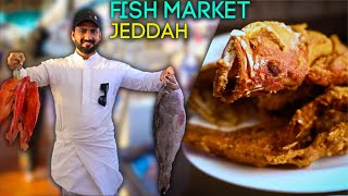 Jeddah Fish Market Tring Fried Fish \u0026 Oven Roasted Fish | Fresh Fish Market In Jeddah Saudi Arabia