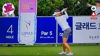 World #1 Jin Young Ko Driver Swing in Super Slow Motion