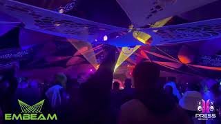 Laserworld DS3000 RGB Colour Changing Lasers At Equinox Festival From Embeam Press Record Live