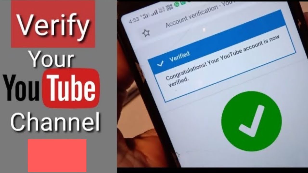 How To Verify Your YouTube Account | YouTube Verification. - YouTube