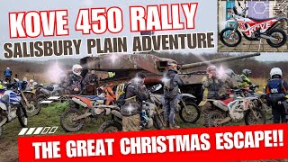 Kove 450 Rally Salisbury Plain Offroad Adventure! | The Great Christmas Escape 2025 #adventurebike