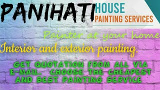 PANIHATI    HOUSE PAINTING SERVICES ~ Painter at your home ~near me ~ Tips ~INTERIOR \u0026 EXTERIOR 1280