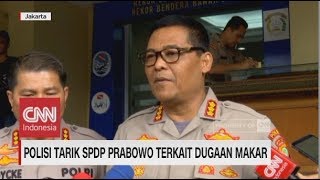 Polisi Tarik SPDP Prabowo Terkait Dugaan Makar