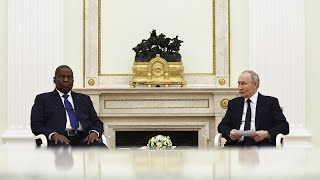 Putin and Touadera explore deeper military cooperation in Moscow