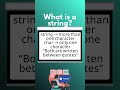 What is a String in Python? Explained Simply! 🐍