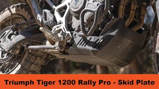 Triumph Tiger 1200 Rally Pro Skid Plate Installation Instructions #outbackmotortek #triumphtiger1200