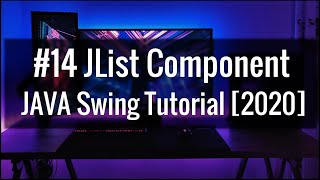 #14 Jlist Component Java Swing with GUI Software development tutorial 2021.