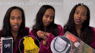 First time wrapping Christmas gifts🎄🎁 + Chit Chat🤔🥂