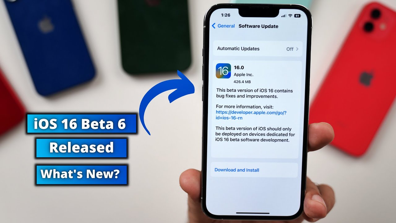 IOS 16 Beta 6 New Update Released | What's New? - YouTube