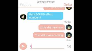 Texting Story Deku