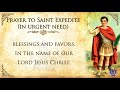 🕊️ immediate aid prayer to saint expedite in urgent need