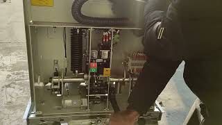 Spring Charge Operation 11kV VCB | Vacuum Circuit Breaker #spring #charge