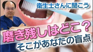 歯の磨き残しはどこ？衛生士さんに聞いてみました。和歌山市の歯科医院が歯磨きについてお話します。