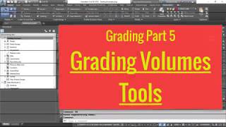 Grading Part 5 Grading Volume Tools